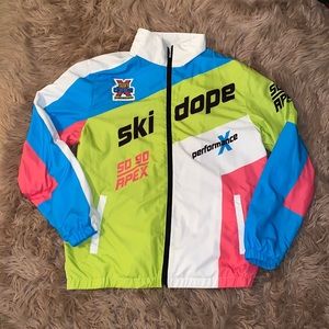 Dope Ski Dope Multicolor Zip Up Jacket